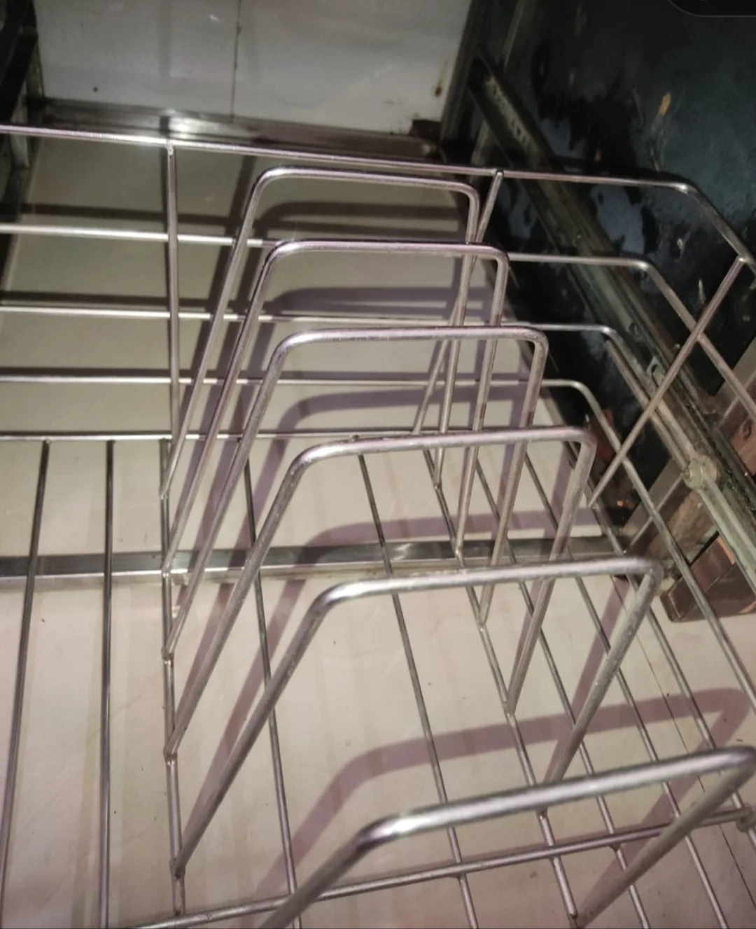 After Cleanzon 2 bhk furnished home deep cleaning in mumbai: spotless, degreased stainless steel kitchen basket